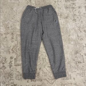GOAT USA Gray Jogger Sweatpants with Embroidered Patch